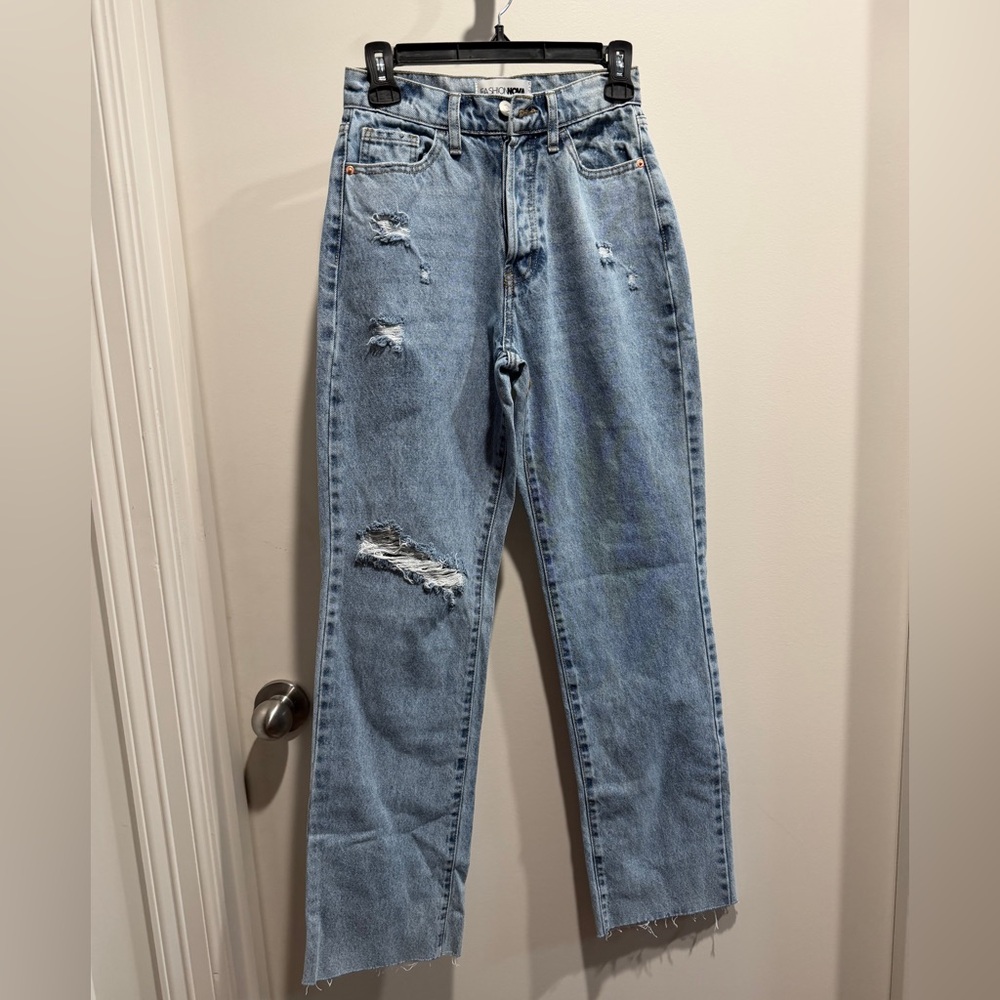 Fashion Nova Light Blue Denim Jeans